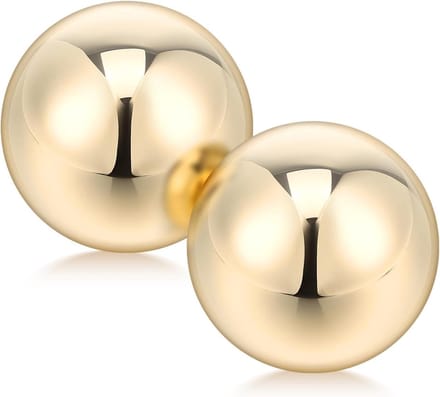 Messing Baoding-ballen 3,8 cm voor handmassage, stressvermindering en beweeglijkheidstraining, veilig oppervlak voor ontspanning en handtherapie
