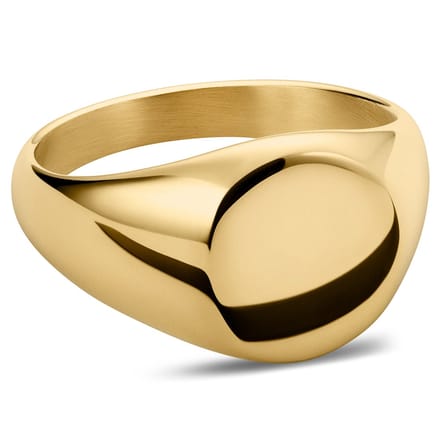Goudkleurige Mason Ring