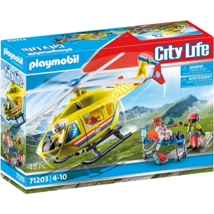 Games voor vroeg leren redden helikopter Playmobil