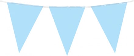 Paperdreams - Vlaggenlijn baby blauw - 10 meter