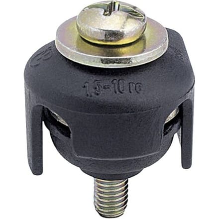HellermannTyton 435-01559 Tap Connector 1510-ST-BK Aftakklem Flexibel: - Massief: 1.5-10 mm² 1 stuk(s) Zwart