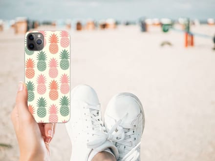 Apple iPhone 11 Pro Max Siliconen Case Ananas
