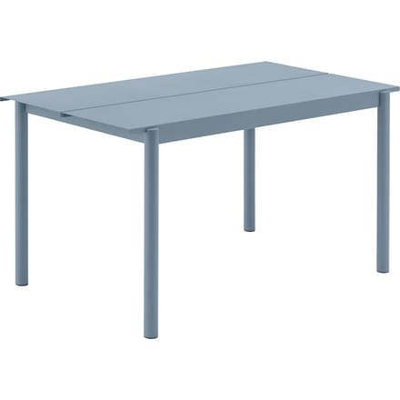 Muuto Linear Steel Tafel - pale blue - 140 x 75 cm