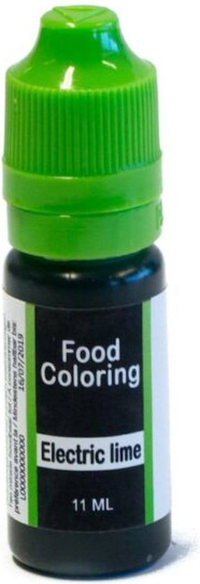 Kleurstof voor chocolade - 11 ml - limoen groen