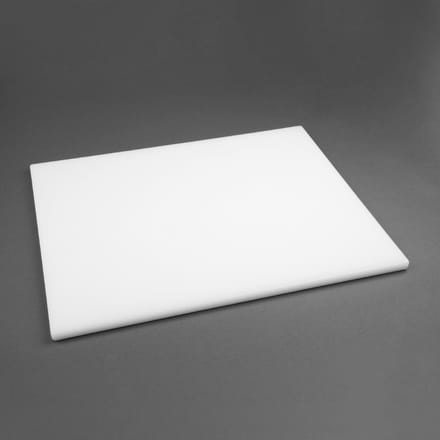 Hygiplas LDPE Extra Dikke Snijplank Wit 600x450x20mm HC882 - Dikke Plank - Horeca