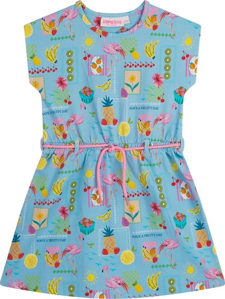 Someone OONA-SG-51-A Meisjes Jurk - LIGHT BLUE