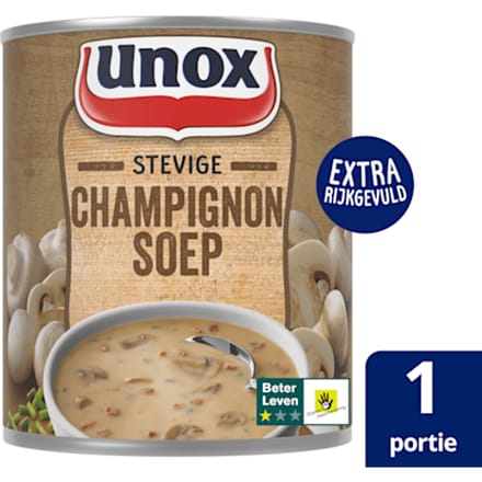 Stevige soep champignonsoep
