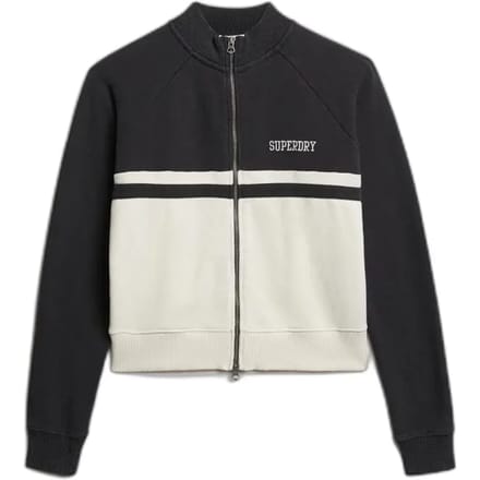 Superdry Athletic Essentials Doorritbare Trainingstrui Black Grootte: 40