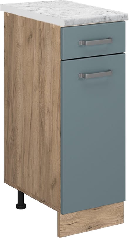 Vicco R-Line Keukenonderkast – 30 cm WB Marmer Blauw-grijs