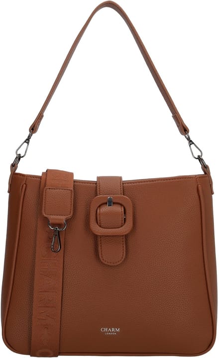 Charm London Uptown Schoudertas - Crossbody - Dames - Overslag - Cognac