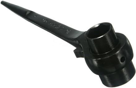 Professionele Tensioner voor Steigerbouw met Dubbele Steeksleutel 19x24mm - Robuuste Stalen Constructie en Efficiënte Spanning