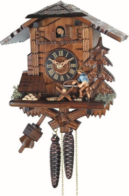 Engstler - 4358 - Koekoeksklok - 1-daags ketting uurwerk