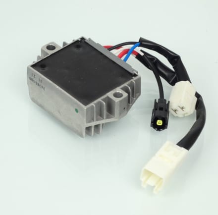 Régulateur redresseur de tension origine pour Auto Piaggio 220 Ape Mp 1978 à 1996 MPR2-M2-V2 Neuf