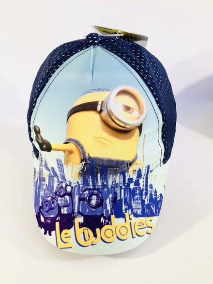 Minions cap - pet - Navy - Buddies - maat 54 cm (4-8 jaar)