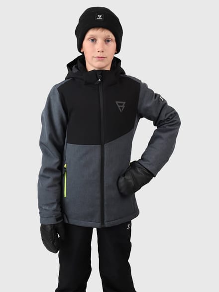 Brunotti Twinstroky Jongens Softshell Jas - Grijs -
