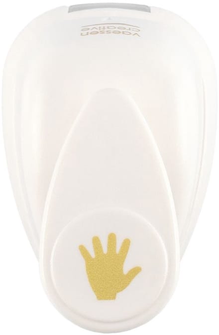 Vaessen Creative Pons - Figuurpons - Hand - 7 x 9 mm