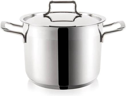 Kookpan Edelstaal met Deksel ANETT 20 cm, 4,6 l - Kookpot - Soeppan