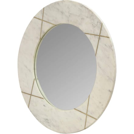 Wandspiegel Dexter marmer rond | Underbar