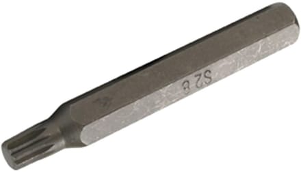 Schroevendraaierbit, meertand lang 05220L Ø M 5 10 mm zeskant professioneel chroom vanadium