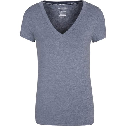 Mountain Warehouse Dames/Dames Vitaliteit V Hals T-shirt (Marine)
