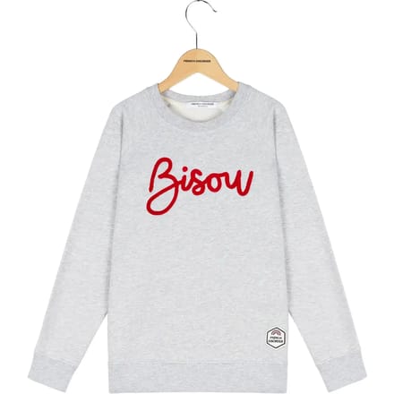 Sweatshirt ronde hals kind French Disorder Bisou