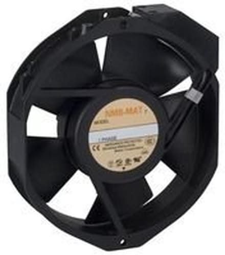 Square Ventilator 150x172x38 mm, 115 VAC, 6 m³/min, 56 dBA, Aluminium Frame