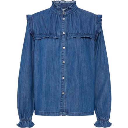 Shirt met ruches voor dames Pulz Jeans Malia