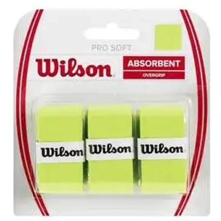 Wilson Pro Soft Overgrip 3 st. Lime - Grip - Multi