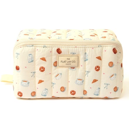 The Flat Lay Co. Marshmallow Flat Lay Makeup Box Bag - Patisserie