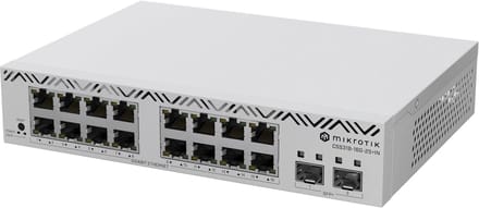 Managed Netwerk Switch met 16 Gigabit Poorten en 2 SFP+ Uplinks