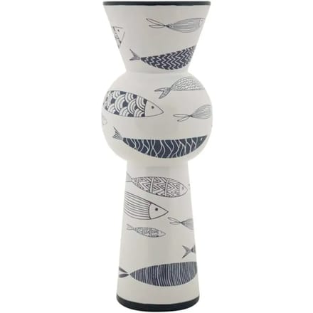 Vaas Mauro Ferretti Ceramica Fish Tall