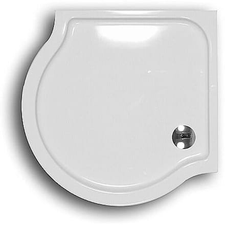 Caribia corner shower Santorini 100 x 120 cm super flat