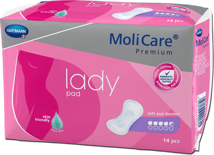 Hartmann Molicare Premium Lady Pads 4.5 druppels - 1 pak van 14 stuks