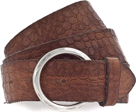 b.belt riem Sue Ledergürtel W75 Mid Brown bruine