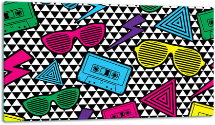 TMK ArtDeko - Snijplank - Glas - 52x30 cm - Pop Art
