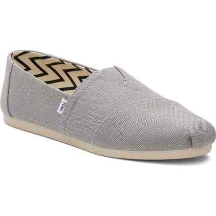 TOMS Alpargata Classic Katoenen Heren Drizzle Grijze Espadrilles