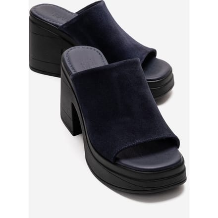 Nola Leer Platform Mules (Women)