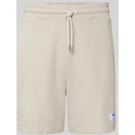 regular fit sweatshorts van katoenmix model 'NUWAFFLO'