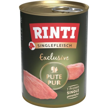 Rinti - Enkelvoudig vlees 12x400g - Puur kalkoen