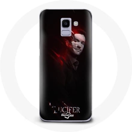 Coque pour Samsung Galaxy A6 2018 Lucifer Série fond noir