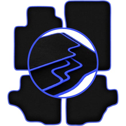 CARLUX-BLUE automatten voor: Suzuki Gran Vitara I 3-deurs (1998-2005)