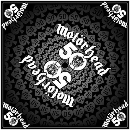 Motörhead 50 Years Unisex Doek - zwart - Standard