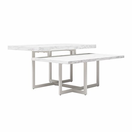 Brielle-Salontafel - Wit Marmerlook