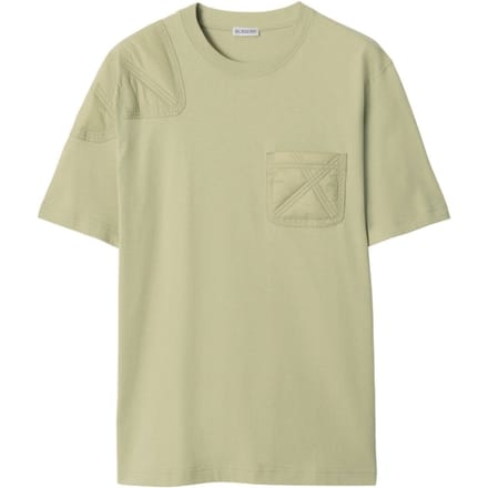 Burberry Panelled Jersey Hunter Green T-shirt
