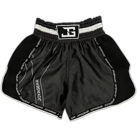 Joya Essential - Kickboks broekje - Zwart met wit (Beschikbaar in verschillende maten)