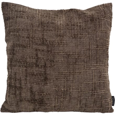 Sierkussen Chenille Stripe Bruin | 45 x 45 cm | Polyester