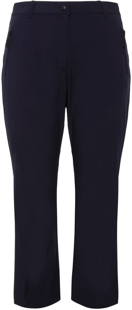 Ulla Popken - Dames - Functionele 7/8-broek sneldrogend comfortabele tailleband - Marine - Maat 44