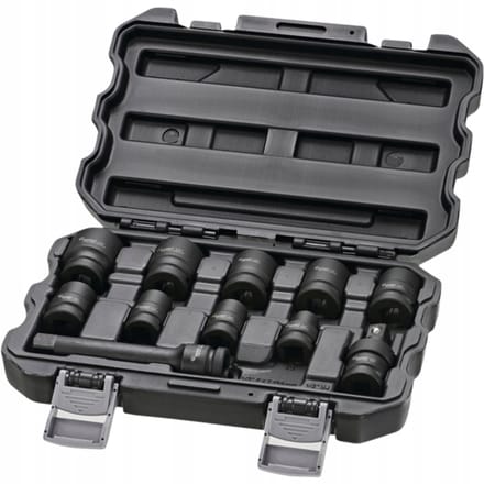 Krachtdoppenset 1/2" Zeskant 11-delig