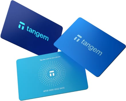 Tangem Wallet - Set Van 3 Kaarten, Electric Night