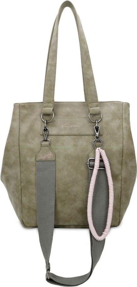 Fritzi aus Preußen Schoudertas Wudy04 Rub Shopper Moss Kaki